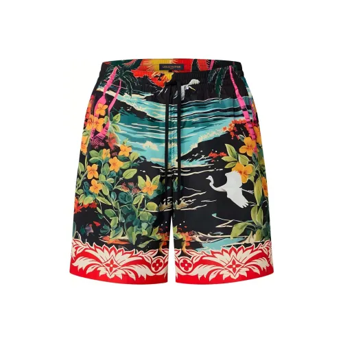 LOUIS VUITTON FW24 Пляжные шорты Мужские Многоцветные