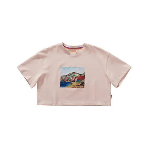 Penfield Грязно-розовый Женские Короткие Топы