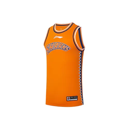LINING CBA Collection Professional Basketball Collection Баскетбольная Джерси Шанхайская Команда Воздух Edition Мужская