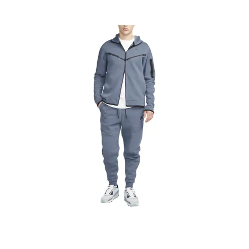 nike Sportswear Tech Fleece Joggers Повседневные брюки Мужские Светло-синие