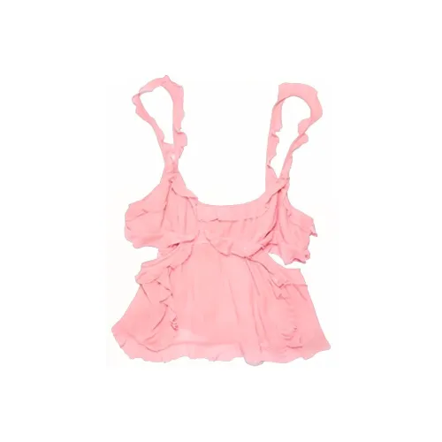 ACNE STUDIOS Светло-розовый Красный Женские Майки