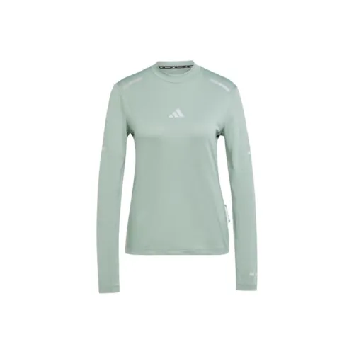 adidas clothing Зеленые Женские Футболки