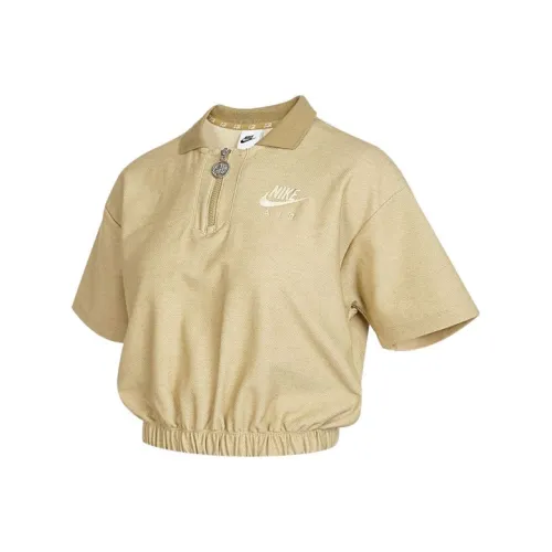 NIKE Умбра Женские Короткие Топы