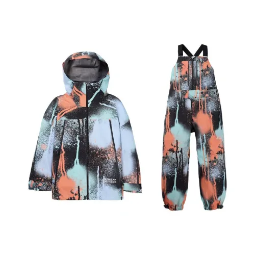 BURTON MINE 77 Коллекция Gore TEX 3L Куртка SKI Костюм Комплект Унисекс Смешанный Цвет