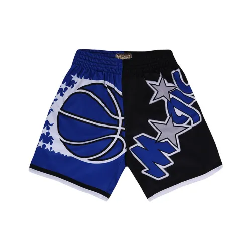 MITCHELL NESS Баскетбольные шорты Мужские Синий Черный
