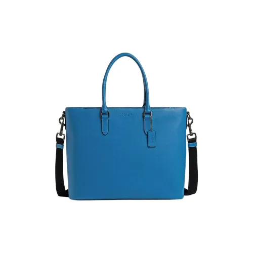 COACH Beckett Телячья кожа Доска Сумка через плечо Сумка Большая Мужская Синяя