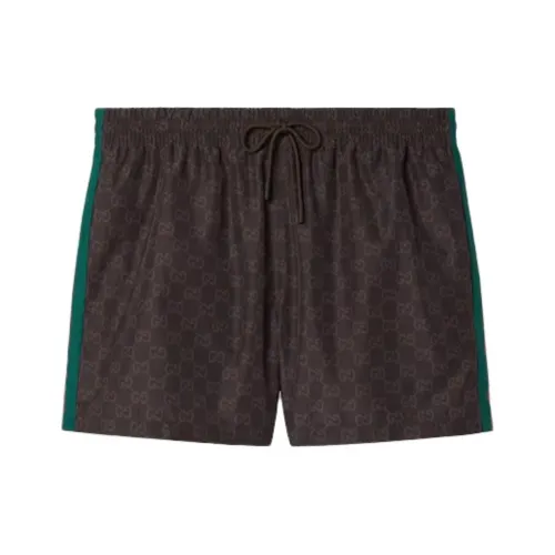 GUCCI Lido Пляжные шорты Мужские Коричневые