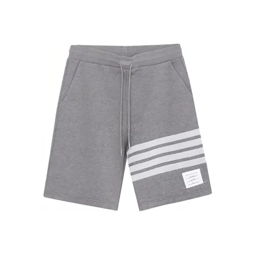THOM BROWNE Серые Мужские Спортивные Шорты