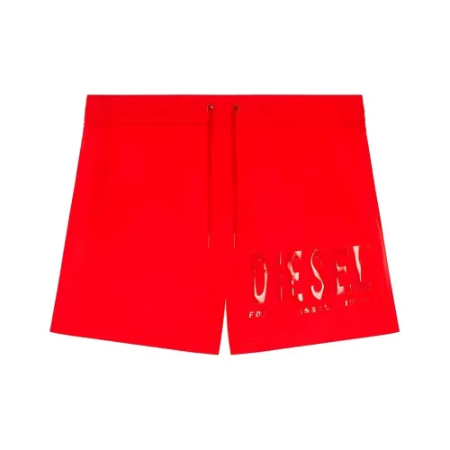 DIESEL Red Мужские Пляжные Шорты