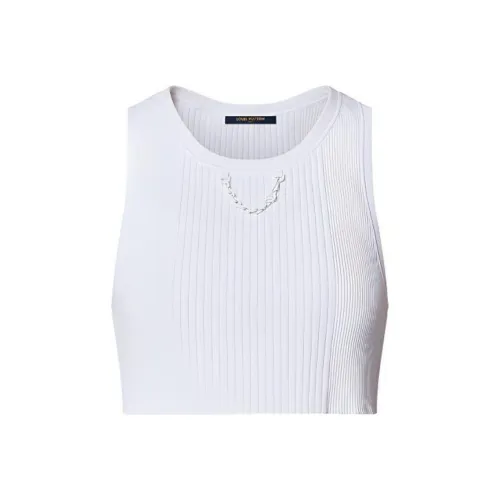 LOUIS VUITTON Майка Женская Белая