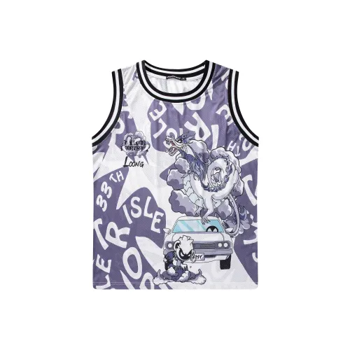 FireMonkey Белый Унисекс Баскетбольная Джерси