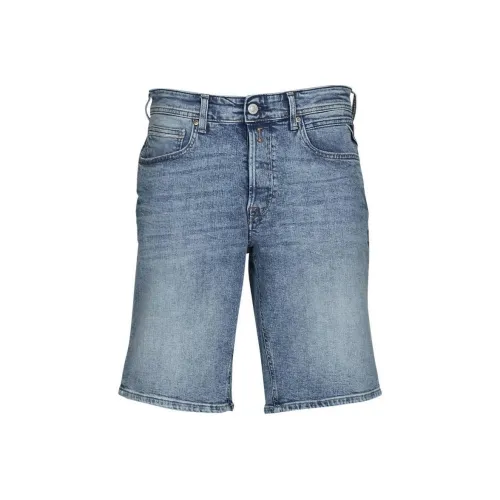 REPLAY Повседневные шорты Мужские Синие