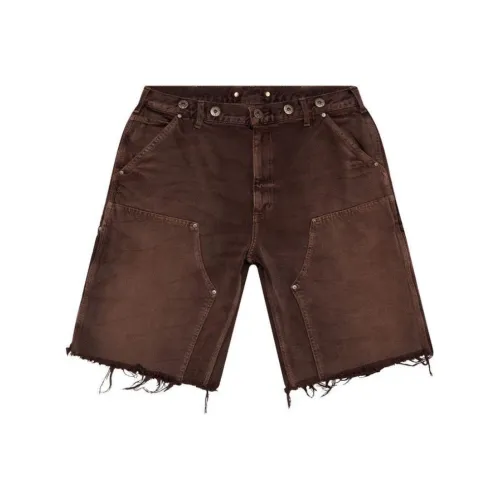 Hellstar Джинсовые шорты Мужские Коричневые