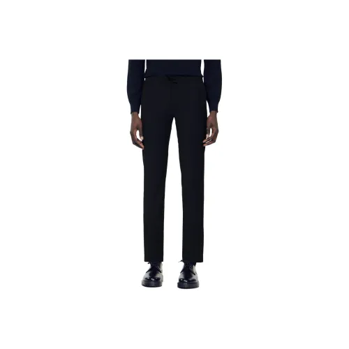 Sandro Belden BAğlamalı Yün KarışıMLı Pantolon Повседневные брюки Мужской Черный