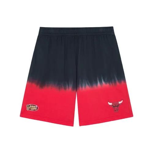 Mitchell Ness Черно-красные Шорты для баскетбола для мужчин