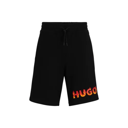 Hugo Boss Черные Мужские Повседневные Шорты