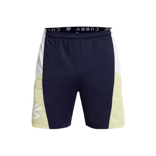 Under Armour Curry Splash Sea Blue Мужские Повседневные Шорты