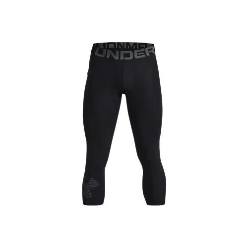 Under Armour HeatGear Мужские Спортивные Брюки Черные