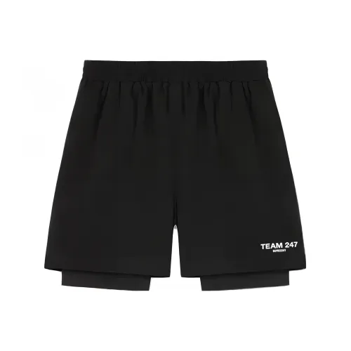 REPRESENT Черные Мужские Повседневные Шорты