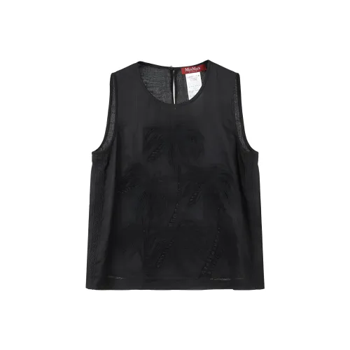 MaxMara Studio Черные Женские Майки