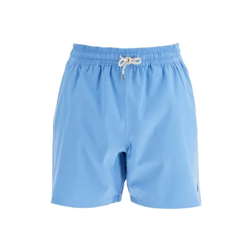 Polo Ralph Lauren Blue Men's Beach Shorts Поло Ральф Лорен Синие Мужские Пляжные Шорты