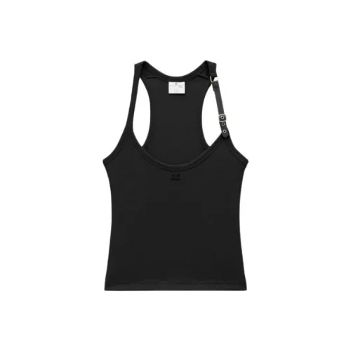 COURREGES SS24 Майка Женская Черная