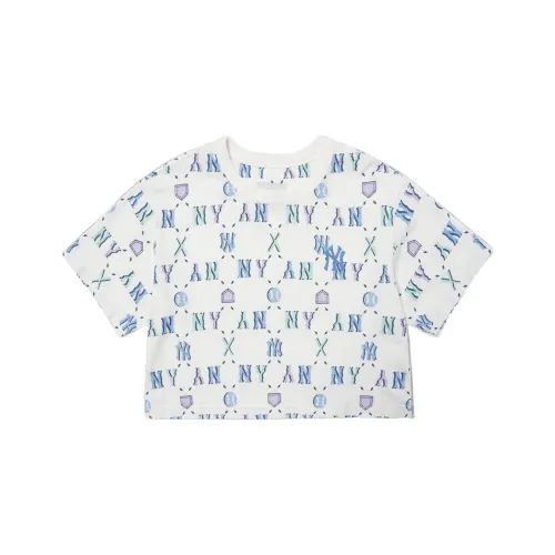 MLB T-Shirt Корейский стиль Женская Белая