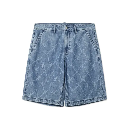 Cabbeen Джинсовые шорты Мужские Церулеан 47