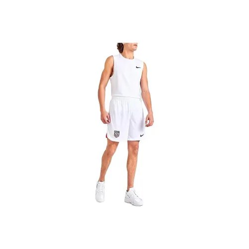 Nike Белые Мужские Футбольные Штаны