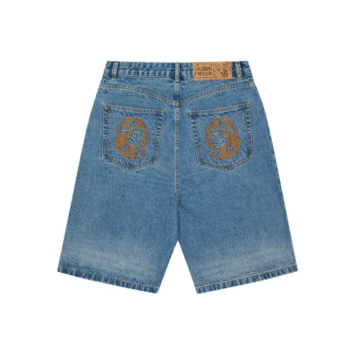 BILLIONAIRE BOYS CLUB Промытый синий Унисекс Джинсовые шорты