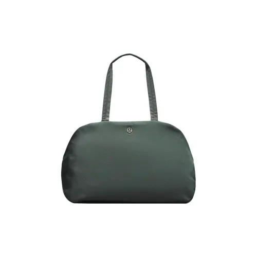 lululemon Переработанный полиэстер с нейлоном одно плечо сумка женский темный лес