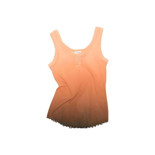 ACNE STUDIOS Бежево-коричневые Женские Майки