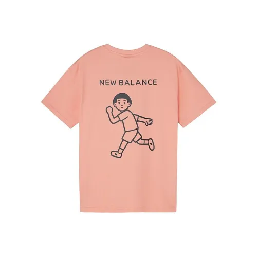 New Balance совместная коллекция Noritake T-рубашка женская розовая