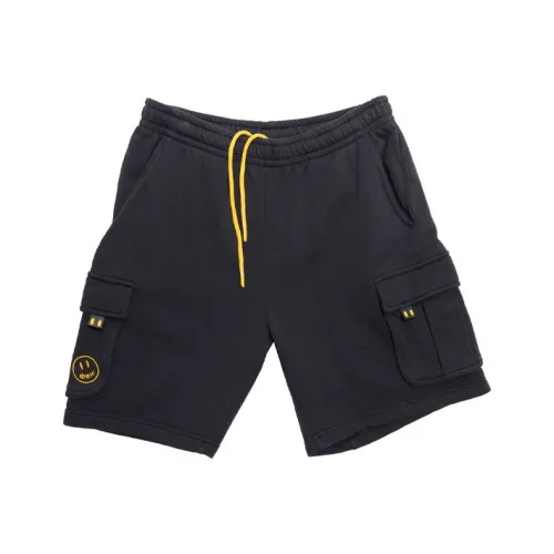 Drew House Smiley Collection Черные Унисекс Спортивные шорты