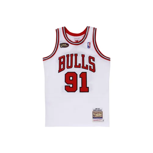 MITCHELL NESS Баскетбольная Джерси Унисекс Белая