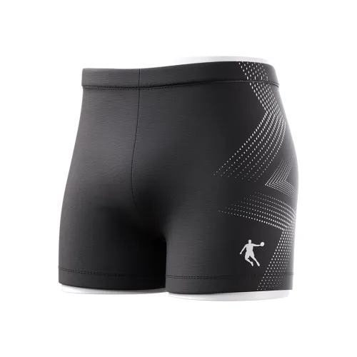 QIAODAN THREE QUARTER Квадратные Плавательные Шорты Профессиональные Тренировки Гонки Плавание Брюки Мужские