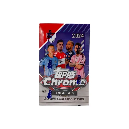 Topps 2024 Chrome MLS MAJOR League Футбол MLS Звезда Карта Спортивные карты Целая коробка