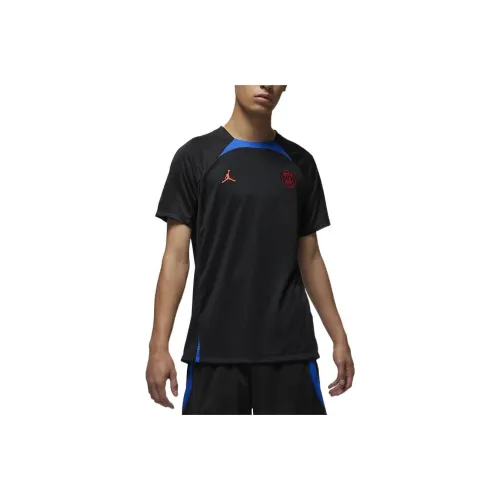 Jordan Nike PSG x Jordan Футбол Джерси Мужской Черный