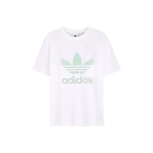 Adidas Originals Комплект с короткими рукавами T-рубашка Женская Белая