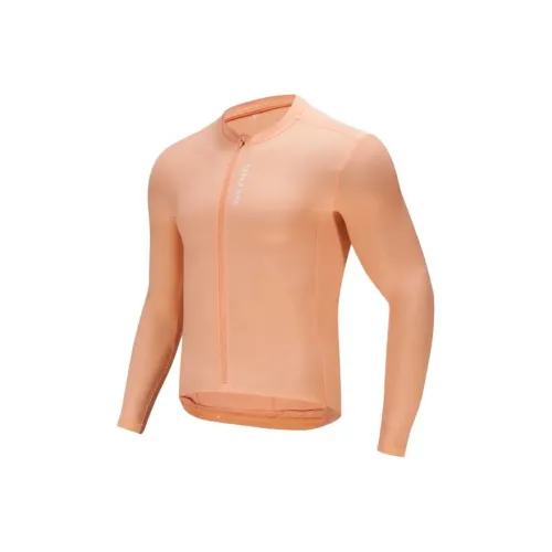 DECATHLON Персиково-оранжевый/Снег Унисекс Велосипедная одежда