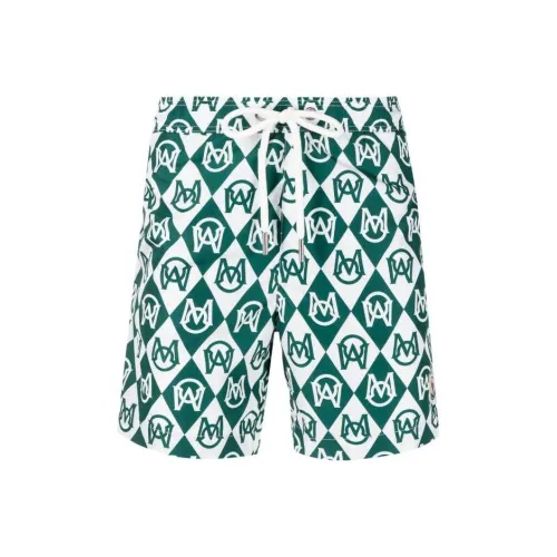 MONCLER Зеленые Мужские Повседневные Шорты