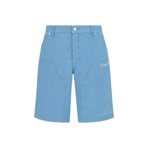 DIOR SS25 Джинсовые шорты Мужской Синий