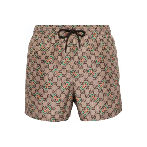 GUCCI SS24 Пляжные шорты Мужские Светлый Умбра