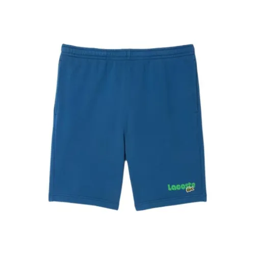 Шорты Casual Мужские Синие в сотрудничестве с LACOSTE