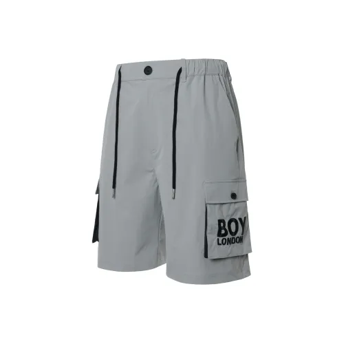 BOY LONDON Серые Мужские Повседневные Шорты