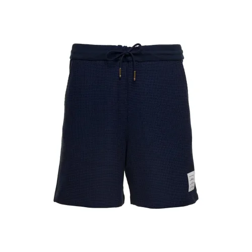 THOM BROWNE Blue Men's Casual Shorts THOM BROWNE Синий Мужские Повседневные Шорты