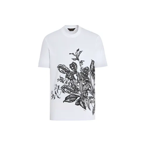 Ermenegildo Zegna Белые Мужские T-рубашки