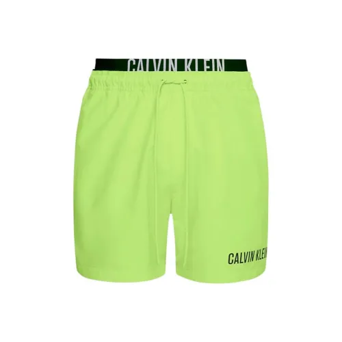 Calvin Klein Зеленые Мужские Плавательные Шорты