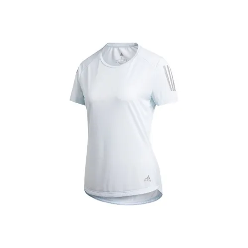 Adidas T-Shirt Женская Светло-Небесно-Синий