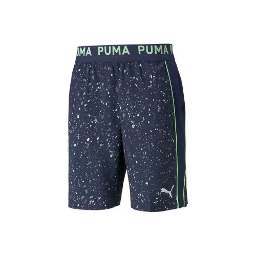 PUMA Повседневные шорты Мужские Темно-синие